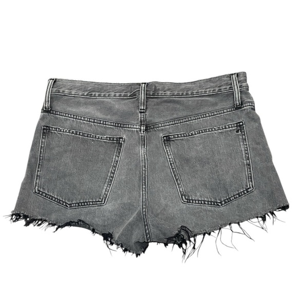 Madewell Relaxed Black Denim But Fly Shorts size 30 - Picture 3 of 4